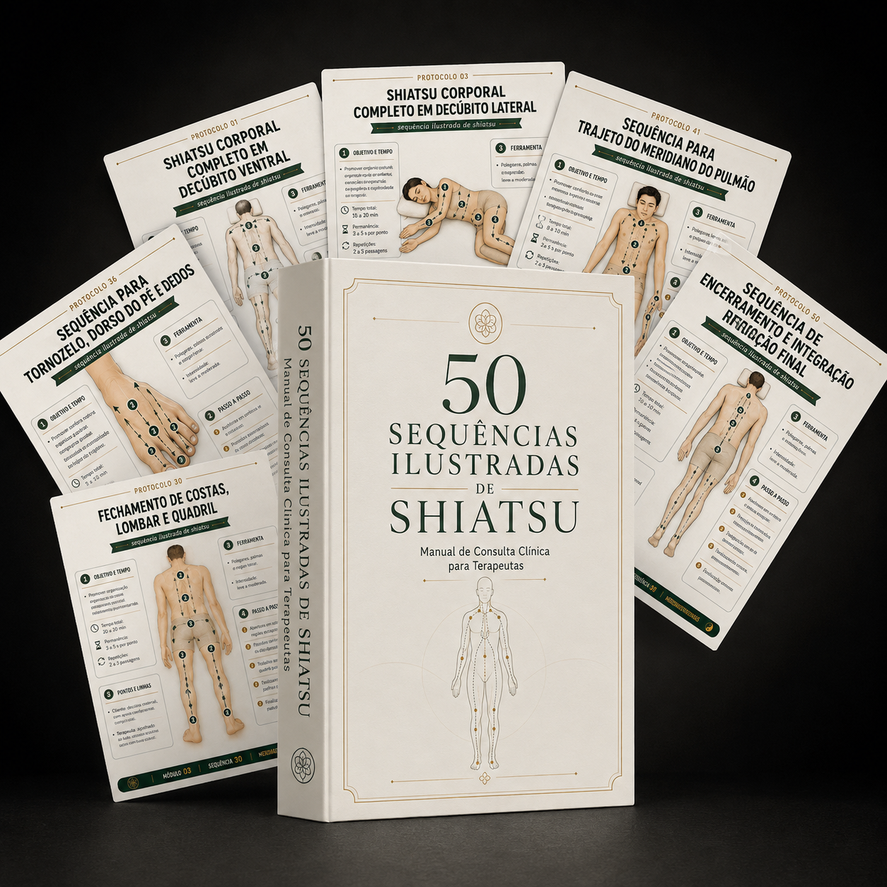 50 Sequências Ilustradas de Shiatsu